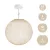 Suspended lamp with spherical lampshade