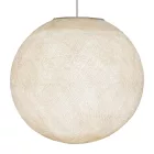Suspended lamp with spherical lampshade