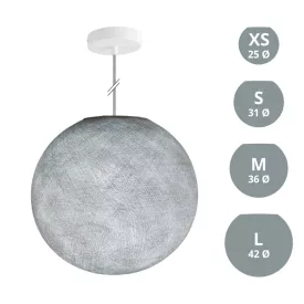 Suspended lamp with spherical lampshade