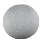 Suspended lamp with spherical lampshade
