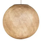 Suspended lamp with spherical lampshade