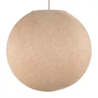 Suspended lamp with spherical lampshade