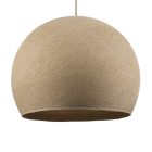 Suspended lamp with dome lampshade