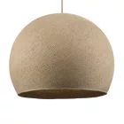 Suspended lamp with dome lampshade