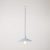 Swing Pastel pendant lamp with shade for rail systems