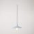 Swing Pastel pendant lamp with shade for rail systems