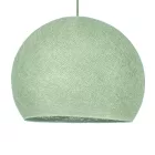 Suspended lamp with dome lampshade