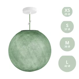 Suspended lamp with spherical lampshade