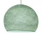 Suspended lamp with dome lampshade
