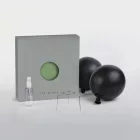 Suspended lamp with spherical lampshade