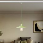 Swing Pastel pendant lamp with shade for rail systems