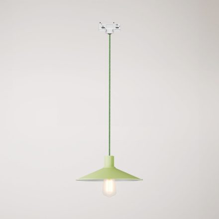 Swing Pastel pendant lamp with shade for rail systems