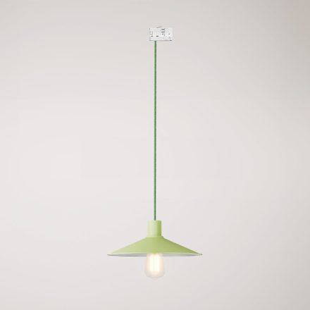Swing Pastel pendant lamp with shade for rail systems