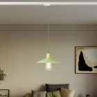 Swing Pastel pendant lamp with shade for rail systems