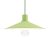 Italian-made pendant lamp with fabric cable, Swing Pastel lampshade and metal finish