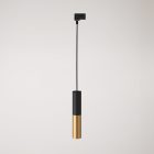 Track-mounted pendant lamp Tub-E14 with double shade