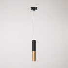 Track-mounted pendant lamp Tub-E14 with double shade