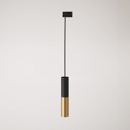 Track-mounted pendant lamp Tub-E14 with double shade