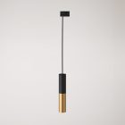 Track-mounted pendant lamp Tub-E14 with double shade