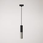 Track-mounted pendant lamp Tub-E14 with double shade