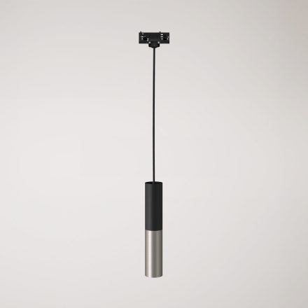 Track-mounted pendant lamp Tub-E14 with double shade