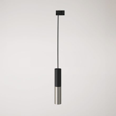 Track-mounted pendant lamp Tub-E14 with double shade