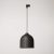 Track-mounted lamp Campana M with ceramic shade