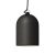 Suspended lamp with textile cable and lampshade Mini Bell XS ceramic lampshade - Made in Italy - Bulb included
