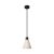  Hanging lamp with a wooden conical lampshade