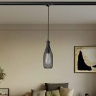 Suspended lamp Magnum bottle with shade for rail