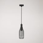 Suspended lamp Magnum bottle with shade for rail