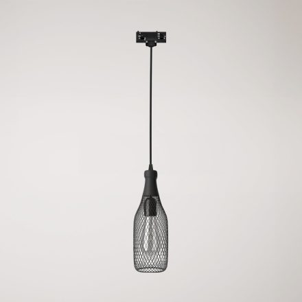 Suspended lamp Magnum bottle with shade for rail