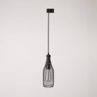 Suspended lamp Magnum bottle with shade for rail