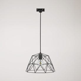 Dome lamp on rail