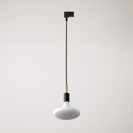 Rail-mounted pendant lamp with 7 cm cable clamp