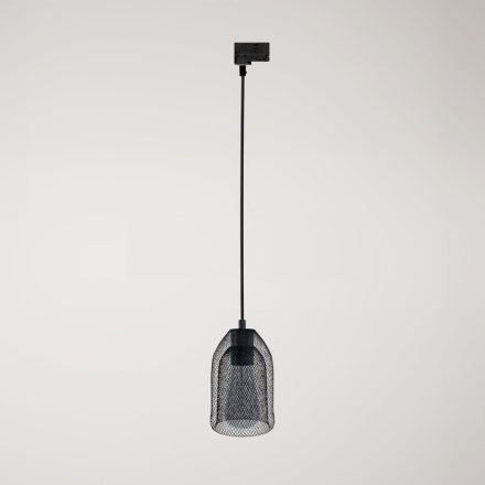 Ghostbell pendant lamp with shade for rail