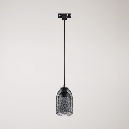 Ghostbell pendant lamp with shade for rail