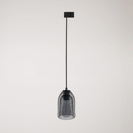 Ghostbell pendant lamp with shade for rail