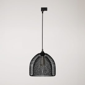 Ghostbell XL cage shade pendant lamp for rail