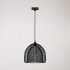 Ghostbell XL cage shade pendant lamp for rail