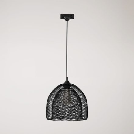 Ghostbell XL cage shade pendant lamp for rail