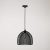 Ghostbell XL cage shade pendant lamp for rail