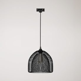 Ghostbell XL cage shade pendant lamp for rail