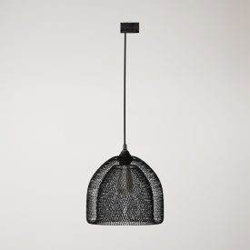 Ghostbell XL cage shade pendant lamp for rail