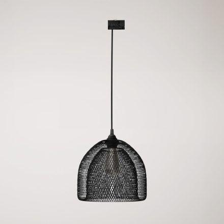Ghostbell XL cage shade pendant lamp for rail