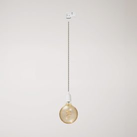 Classic lamp with porcelain coating