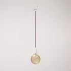Vintage lamp with porcelain coating