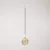 Vintage lamp with porcelain coating