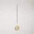 Vintage lamp with porcelain coating