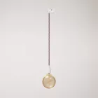 Vintage lamp with porcelain coating